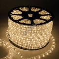 Дюралайт LED круглый 2-х проводной, фиксинг, 13мм 100м теплый белый
